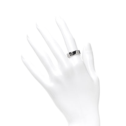 Cartier 18K White Gold 5.5mm LOVE Ring 52 6 2 of 4