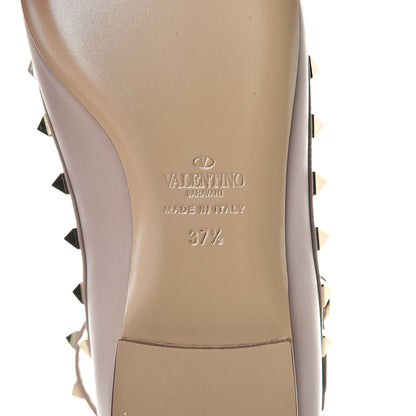 Valentino Garavani Nappa Rockstud Cage Ballerina Flats 37.5 Poudre 6 of 8