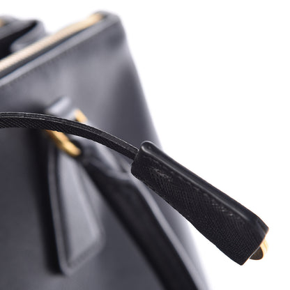 Prada Saffiano Small Galleria Double Zip Tote Black 11 of 14