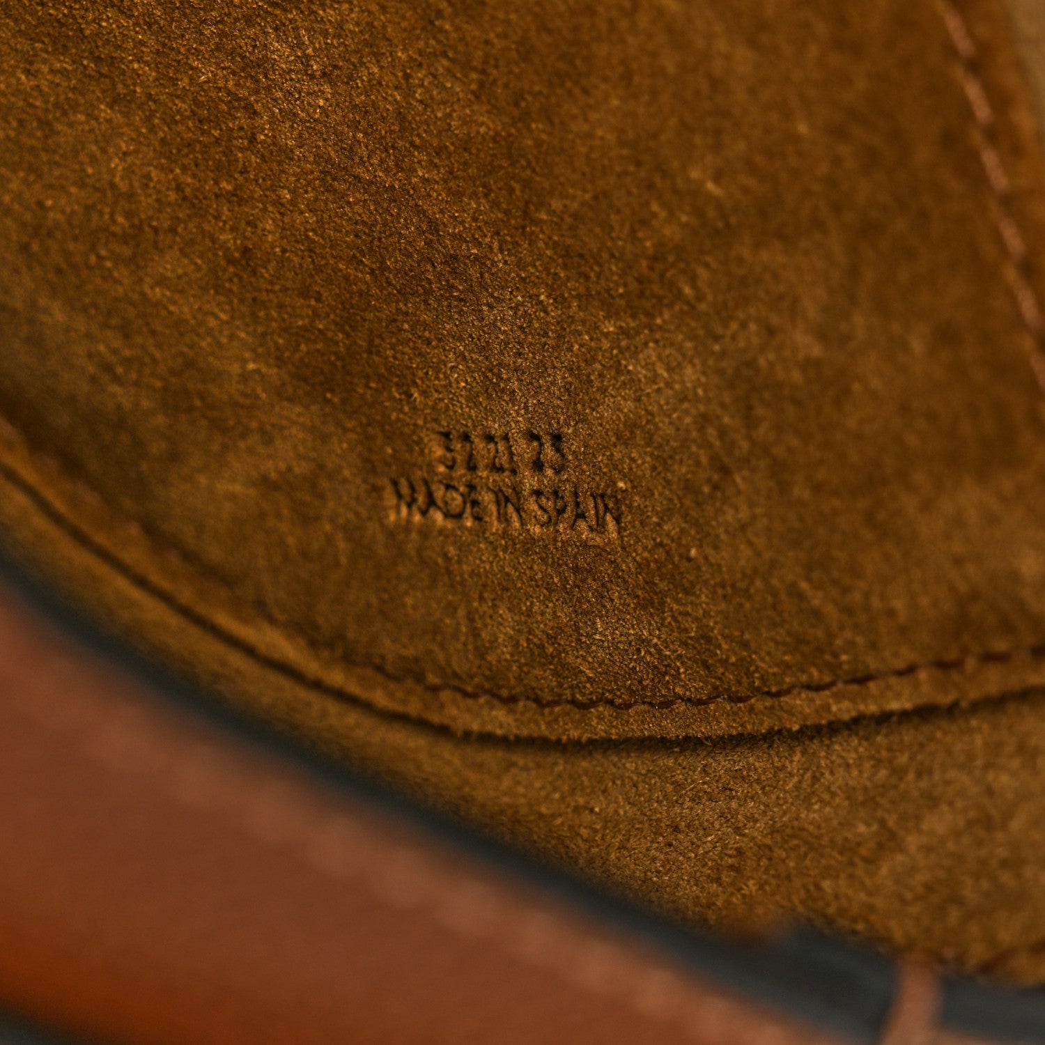 Loewe Pebble Grain Calfskin Mini Gate Dual Bag Tan 7 of 10
