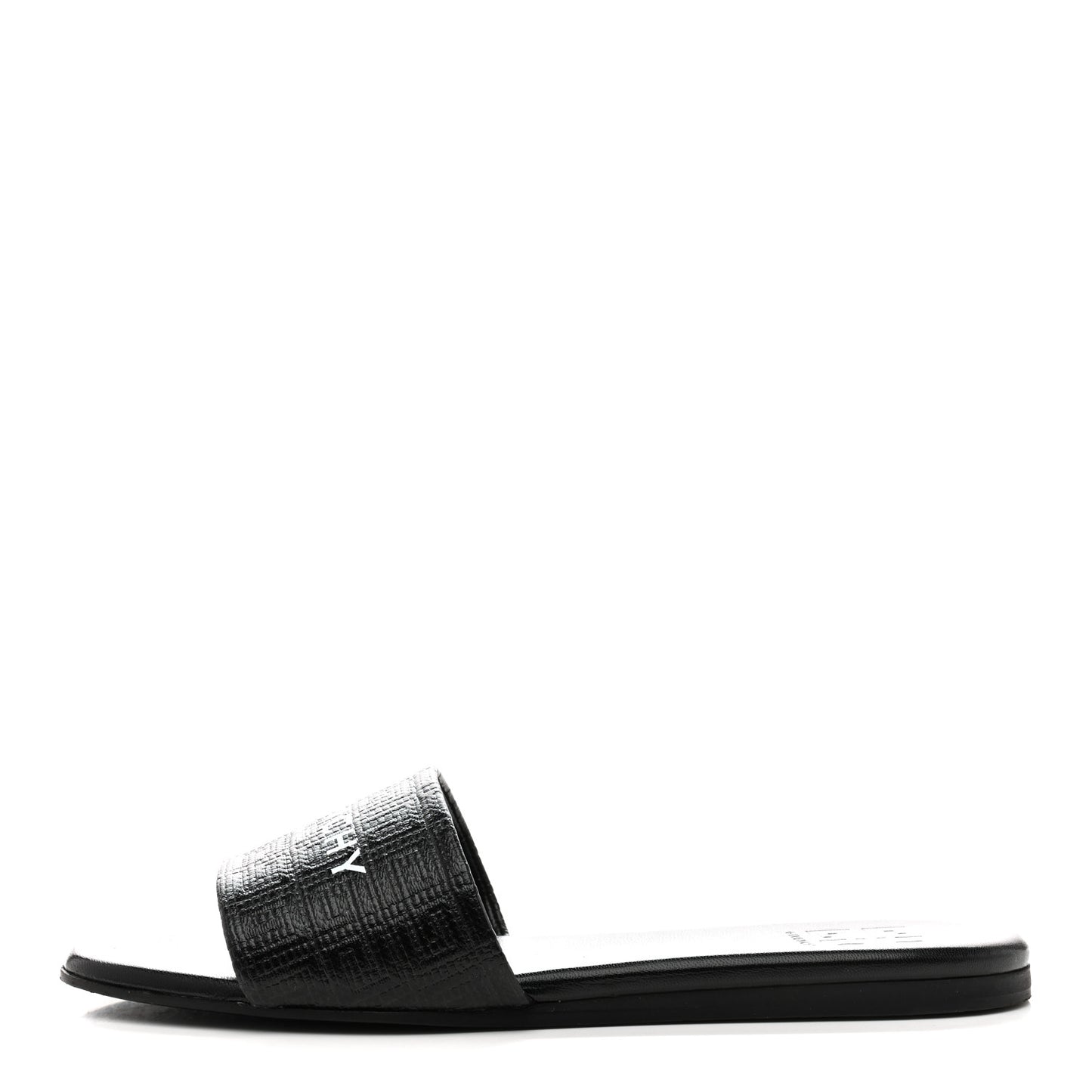 Logo 4G Flat Sandals 39 Black