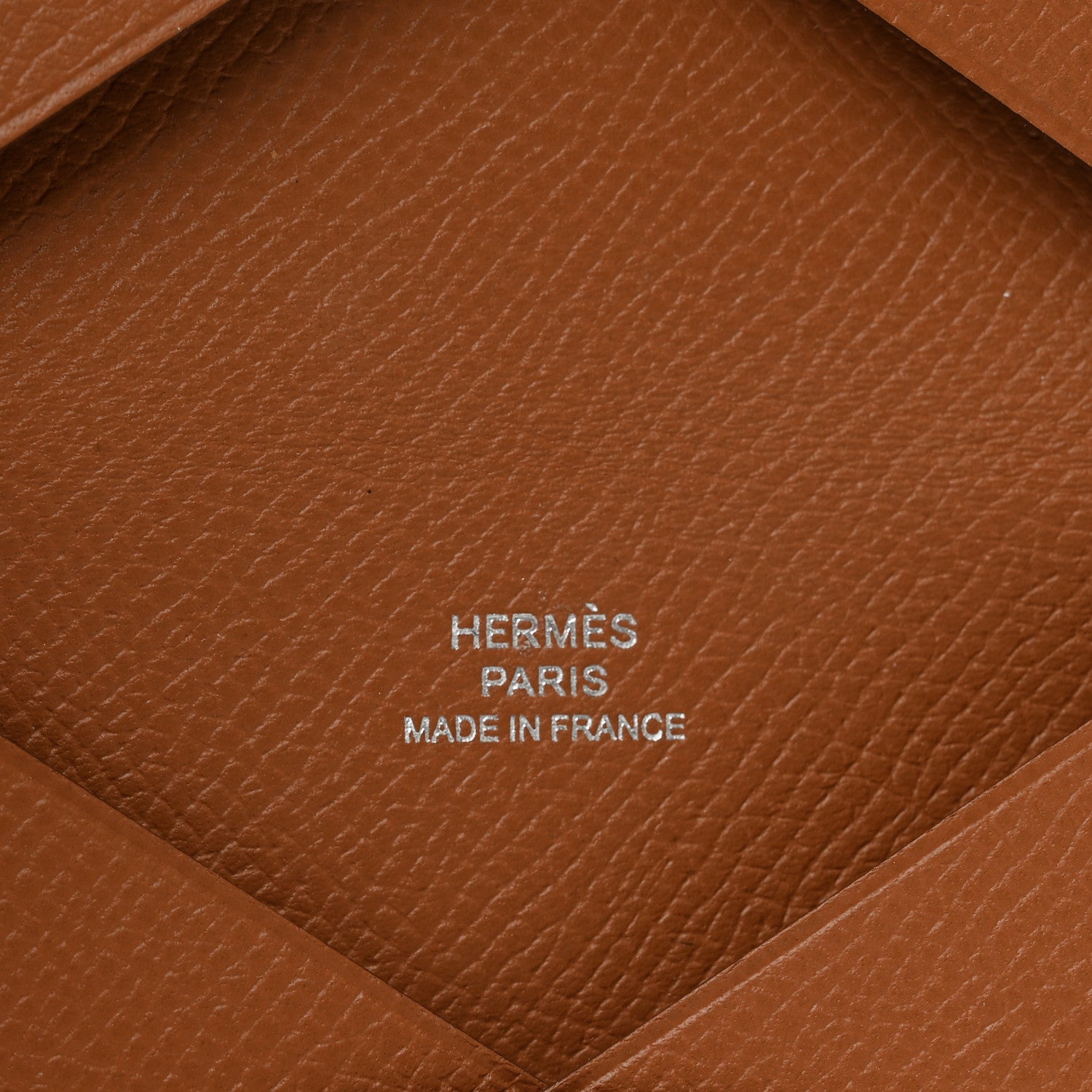 Hermes Epsom Calvi Card Case Gold 6 of 6