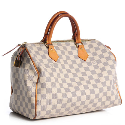 Louis Vuitton Damier Azur Speedy 30 5 of 12