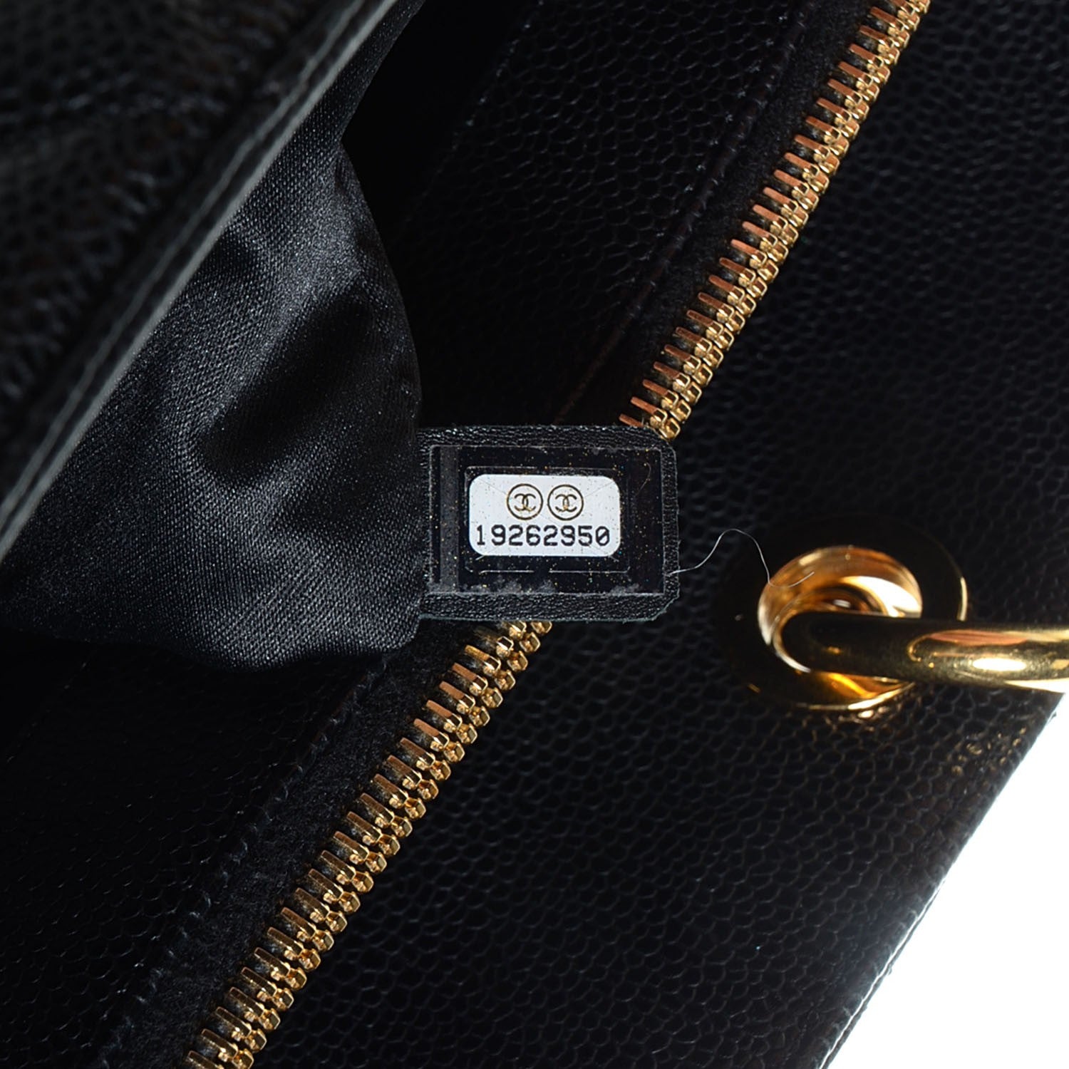 Chanel Caviar Quilted Grand Shopping Tote GST Black 8 of 8