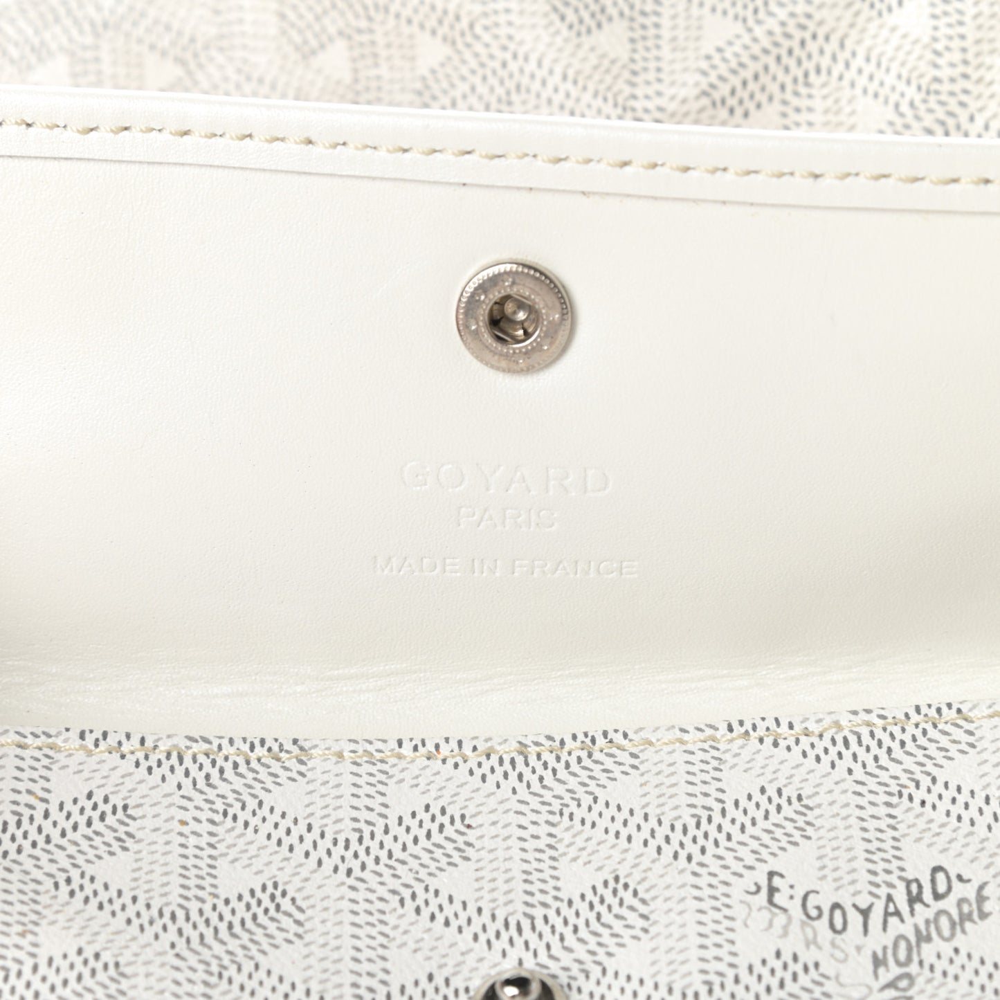 Goyardine Saint Louis PM White