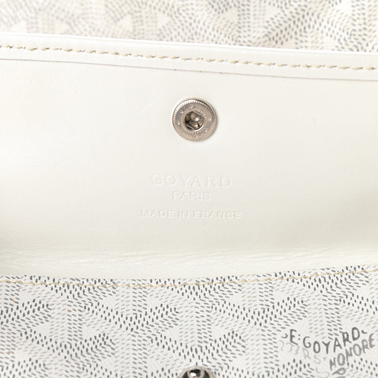 Goyard Goyardine Saint Louis PM White 7 of 16