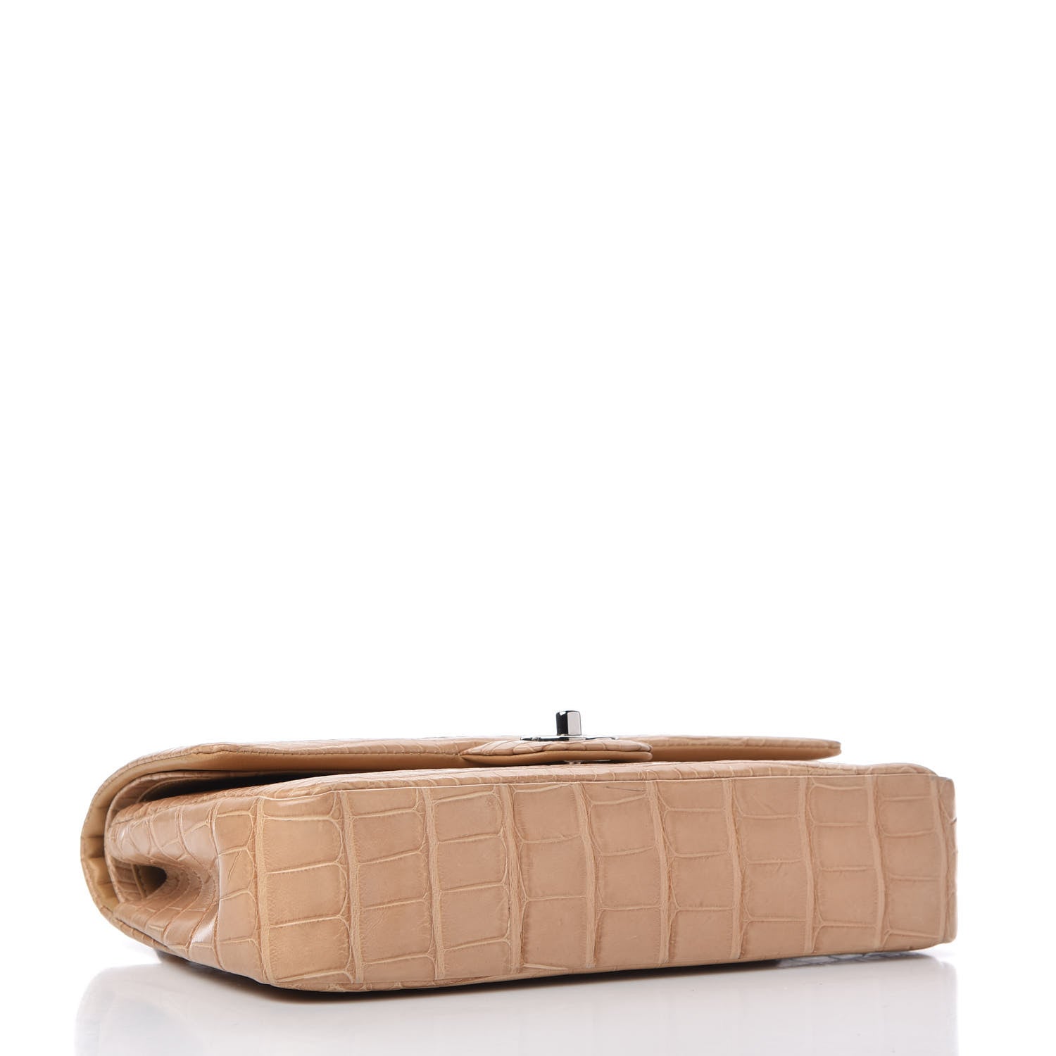 Chanel Alligator Medium Double Flap Beige 4 of 10