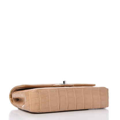 Chanel Alligator Medium Double Flap Beige 4 of 10
