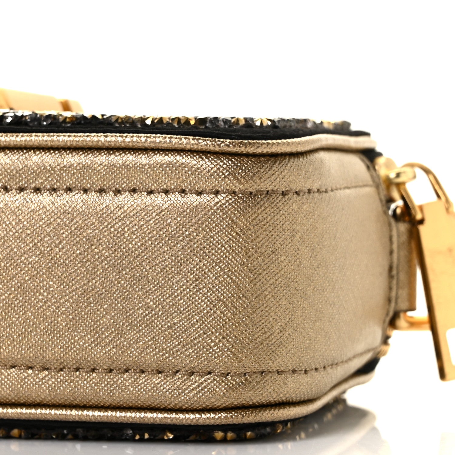Marc Jacobs Saffiano Crystal Embellished Snapshot Camera Bag 7 of 7