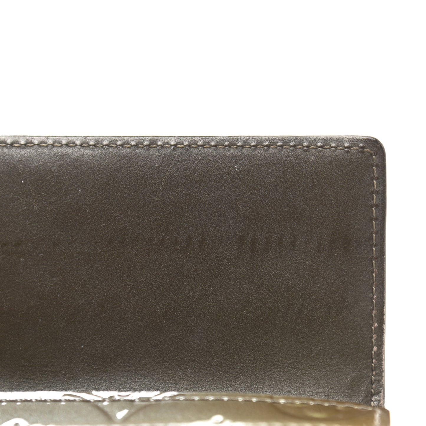 Vernis Sarah Wallet Vert Bronze
