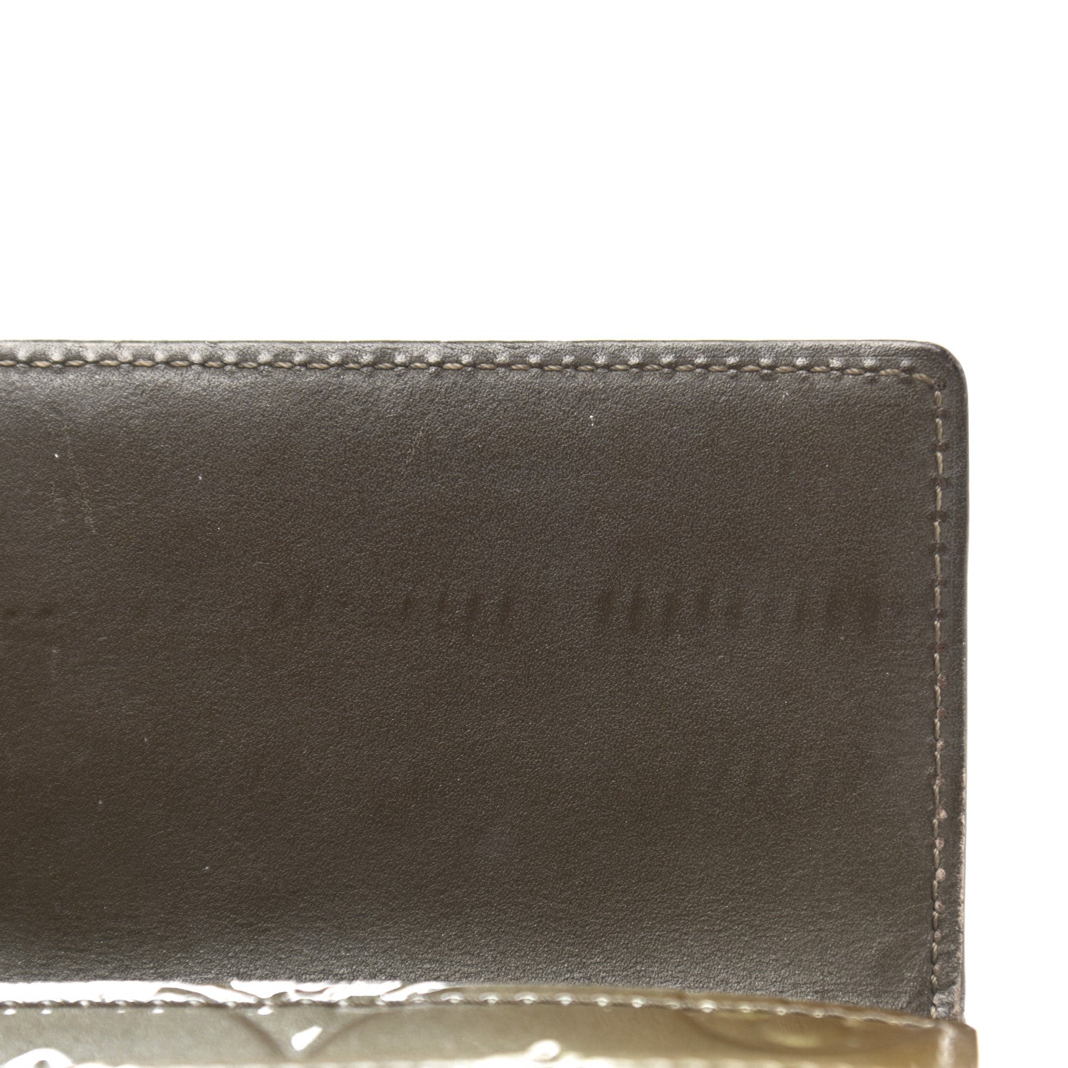 Louis Vuitton Vernis Sarah Wallet Vert Bronze 8 of 10