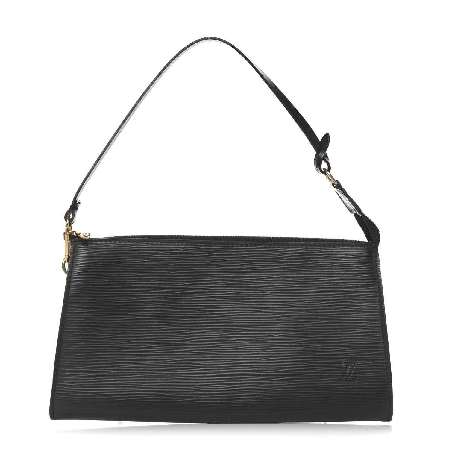 Louis Vuitton Epi Pochette Accessories 24 Black 1 of 8