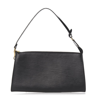 Louis Vuitton Epi Pochette Accessories 24 Black 1 of 8