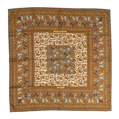 Hermes Silk Chasse En Inde Scarf 90 1 of 4