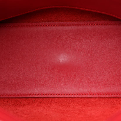 Saint Laurent Calfskin Baby Monogram Cabas Red 5 of 17