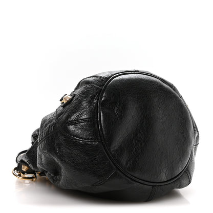 Balenciaga Agneau Giant 12 Gold Hardware Mini Pompon Black 5 of 11