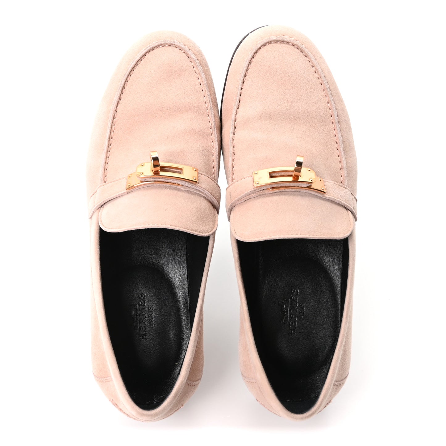 Suede Goatskin Womens Destin Loafer 35.5 Rose Opaline