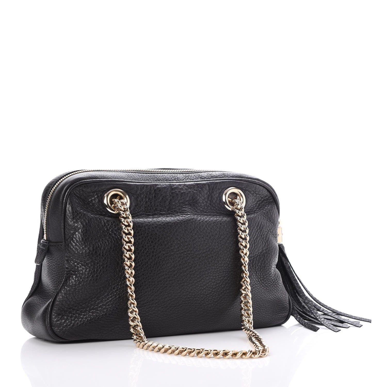 Gucci Pebbled Calfskin Small Soho Bowler Black 3 of 7