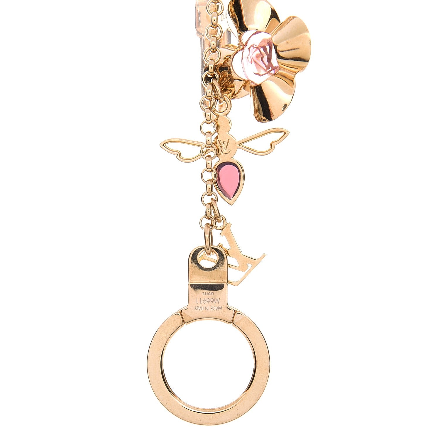 Louis Vuitton Bee Flower Chain Key Charm 3 of 4