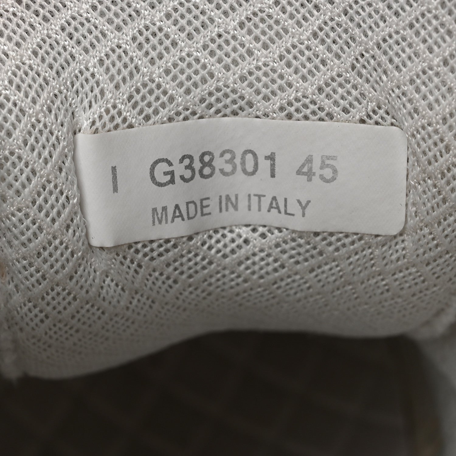 Chanel Mesh Suede Calfskin Grained Calfskin Mens CC Sneakers 45 Gray White 7 of 18