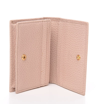 Gucci Dollar Calfskin GG Marmont Card Case Perfect Pink 4 of 8