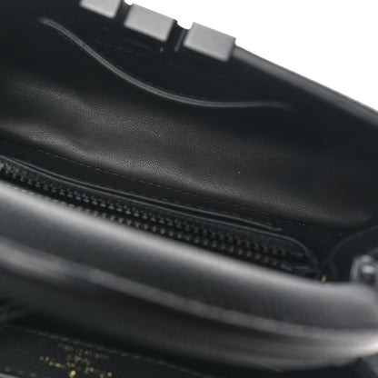 Louis Vuitton Matte Taurillon Capucines East West Mini All Black 5 of 9
