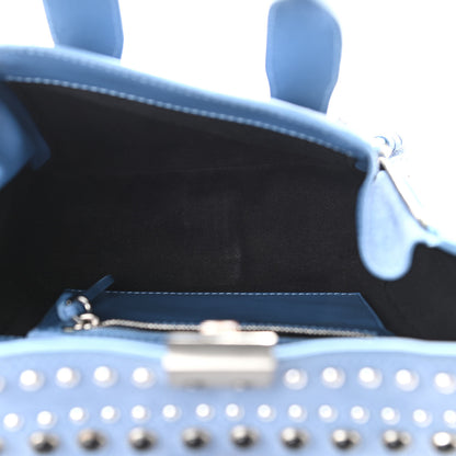 3.1 Phillip Lim Suede Studded Mini Pashli Satchel Blue 5 of 12