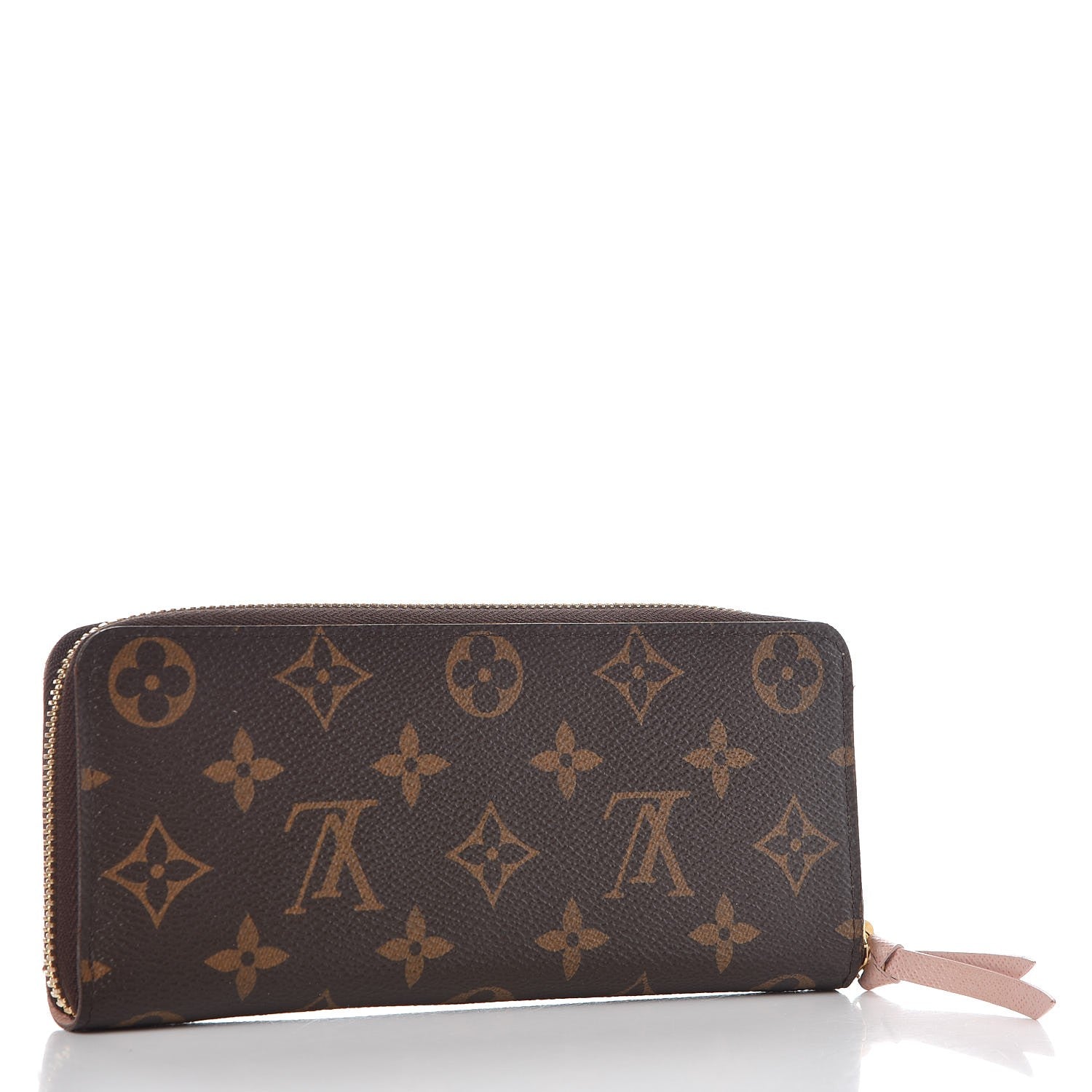 Louis Vuitton Monogram Clemence Wallet Rose Ballerine 3 of 9