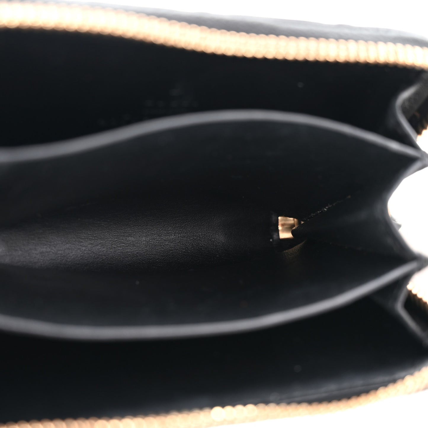 Guccissima Zip Around Card Case Black