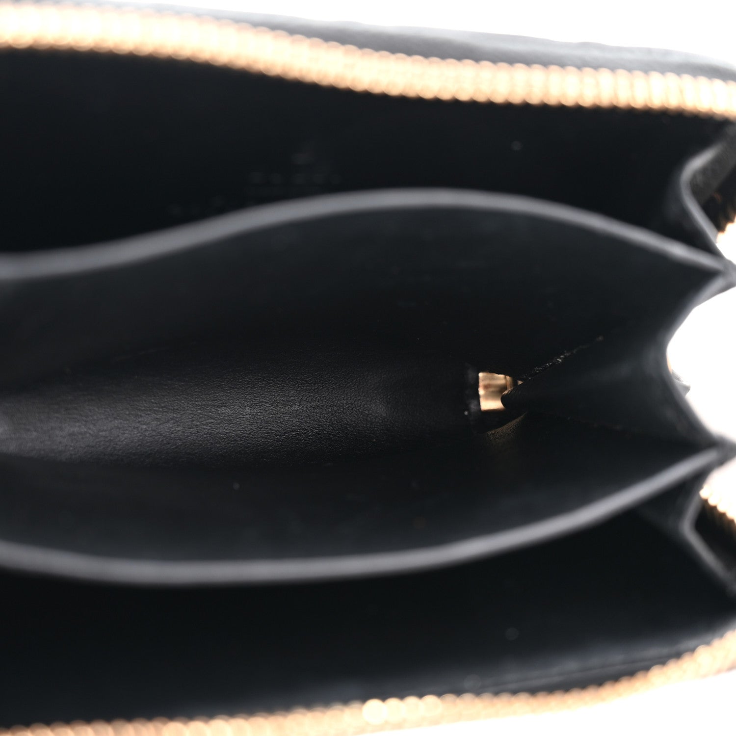 Gucci Guccissima Zip Around Card Case Black 5 of 9