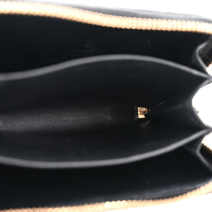 Gucci Guccissima Zip Around Card Case Black 5 of 9