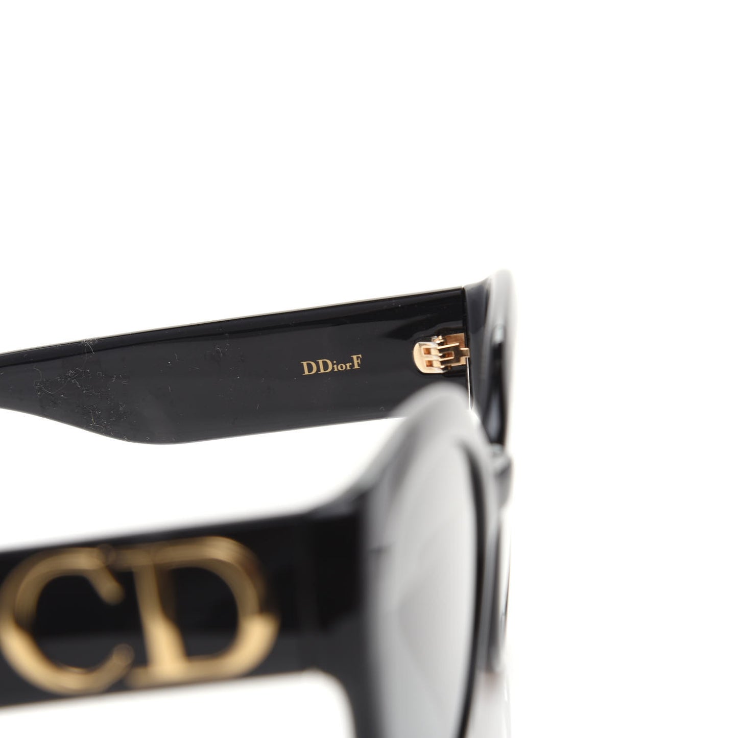 Acetate DDiorF Cat Eye Sunglasses Black