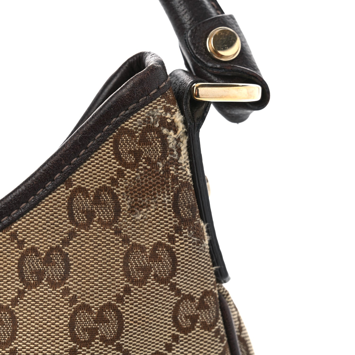 Gucci Monogram Medium Abbey D Ring Hobo Brown 11 of 13