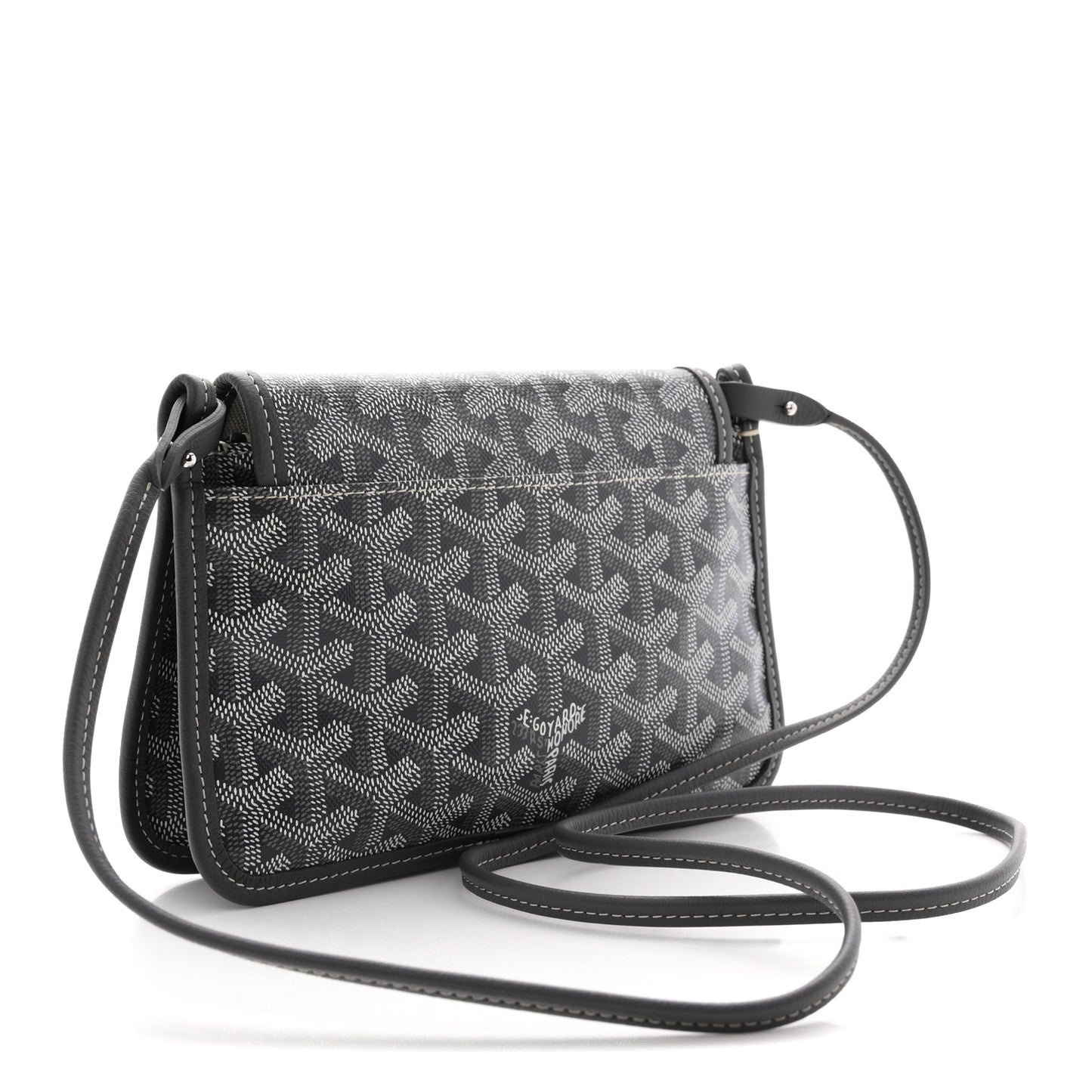 Goyardine Plumet Wallet Clutch Grey