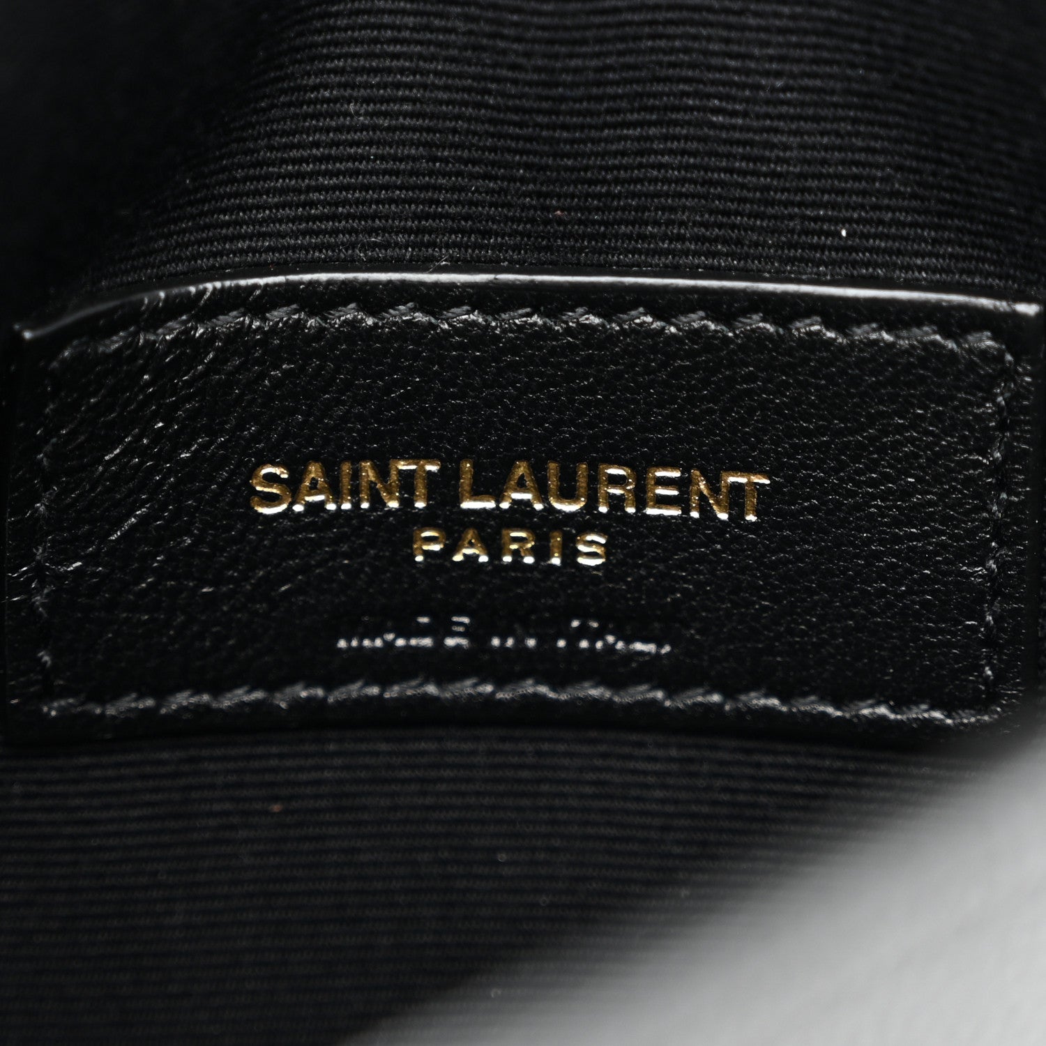 Saint Laurent Grain De Poudre Uptown Baby Pouch Black 6 of 7