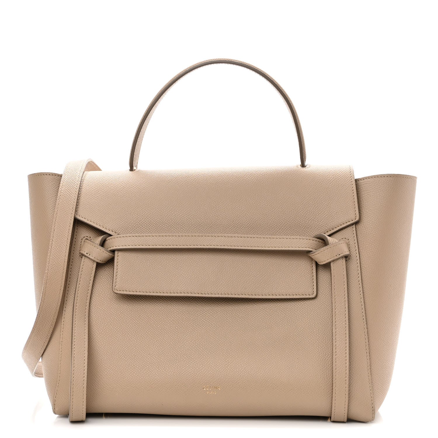 Celine Grained Calfskin Mini Belt Bag Light Taupe 1 of 12