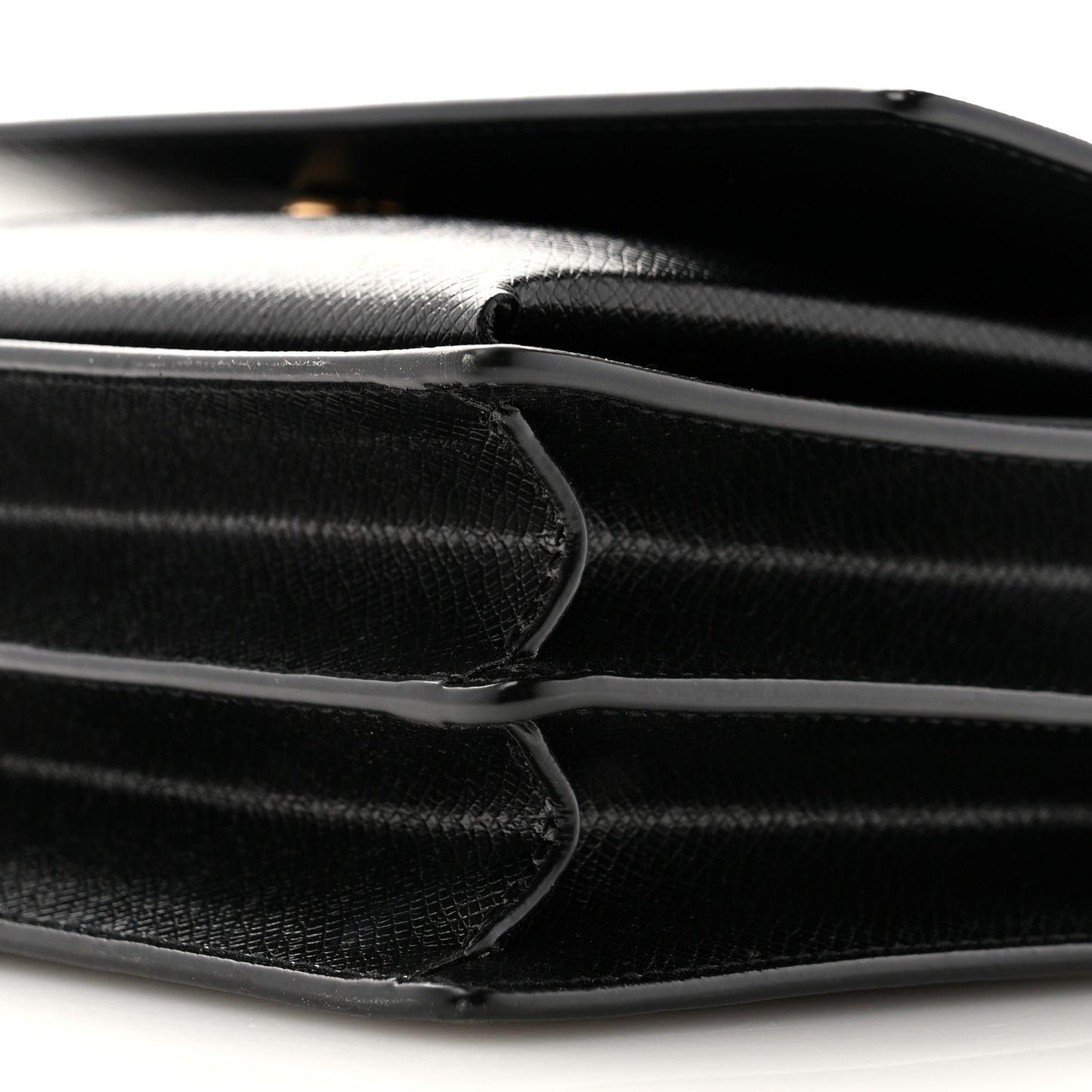 Coated Bark Calfskin Medium Monogram Sunset Black