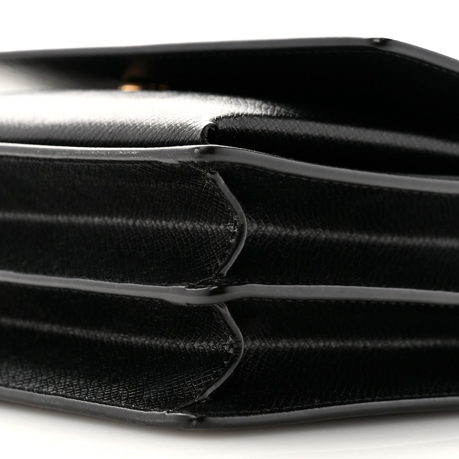 Saint Laurent Coated Bark Calfskin Medium Monogram Sunset Black 9 of 9