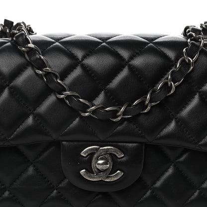 Chanel Lambskin Quilted Mini Rectangular Flap Black 8 of 10