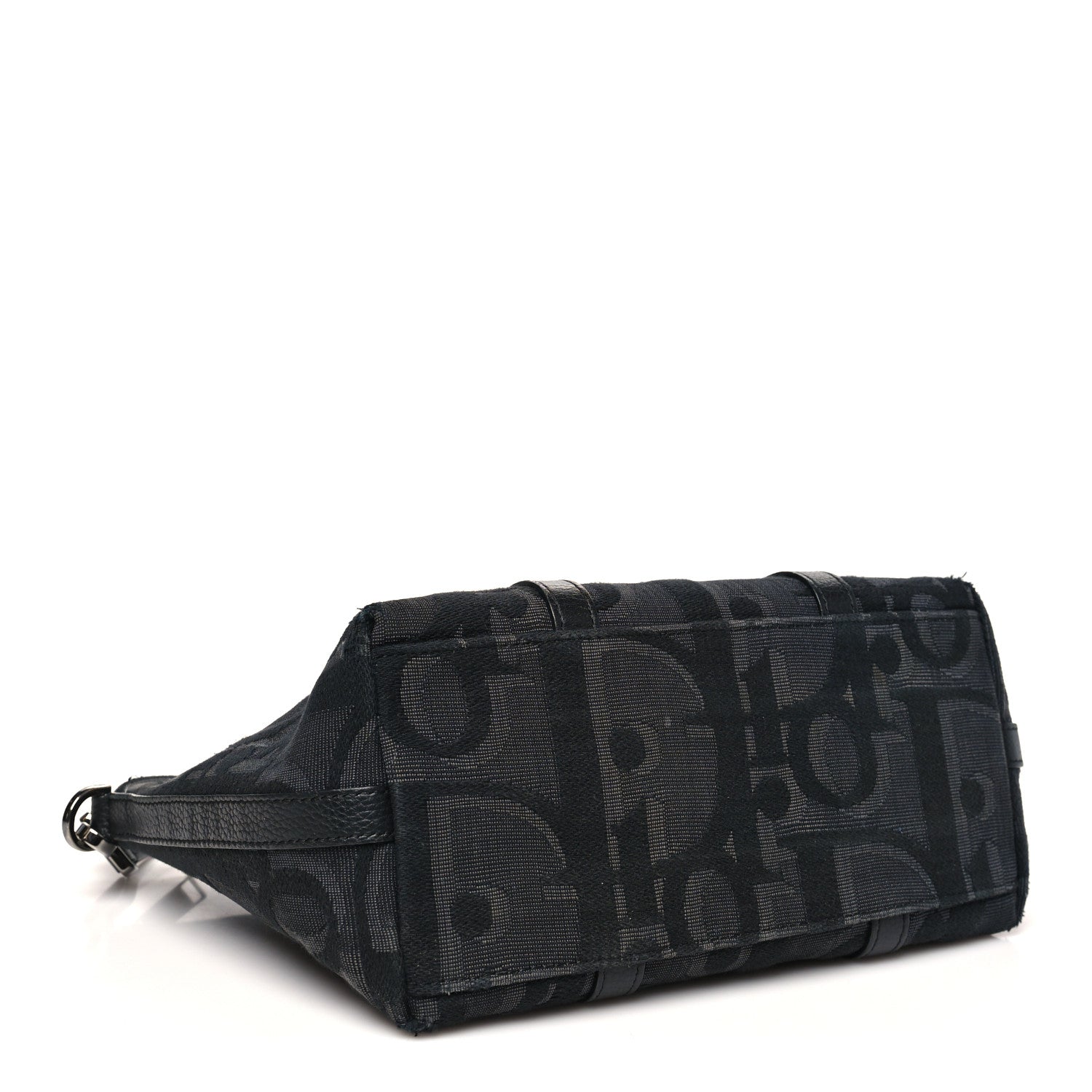 Christian Dior Maxi Oblique Jacquard Weekender 25 Black 1861152