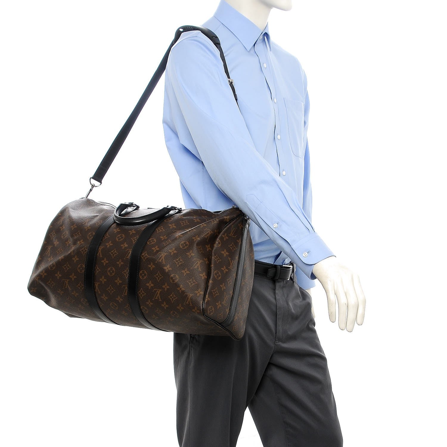 Louis Vuitton Monogram Macassar Keepall Bandouliere 45 2 of 10