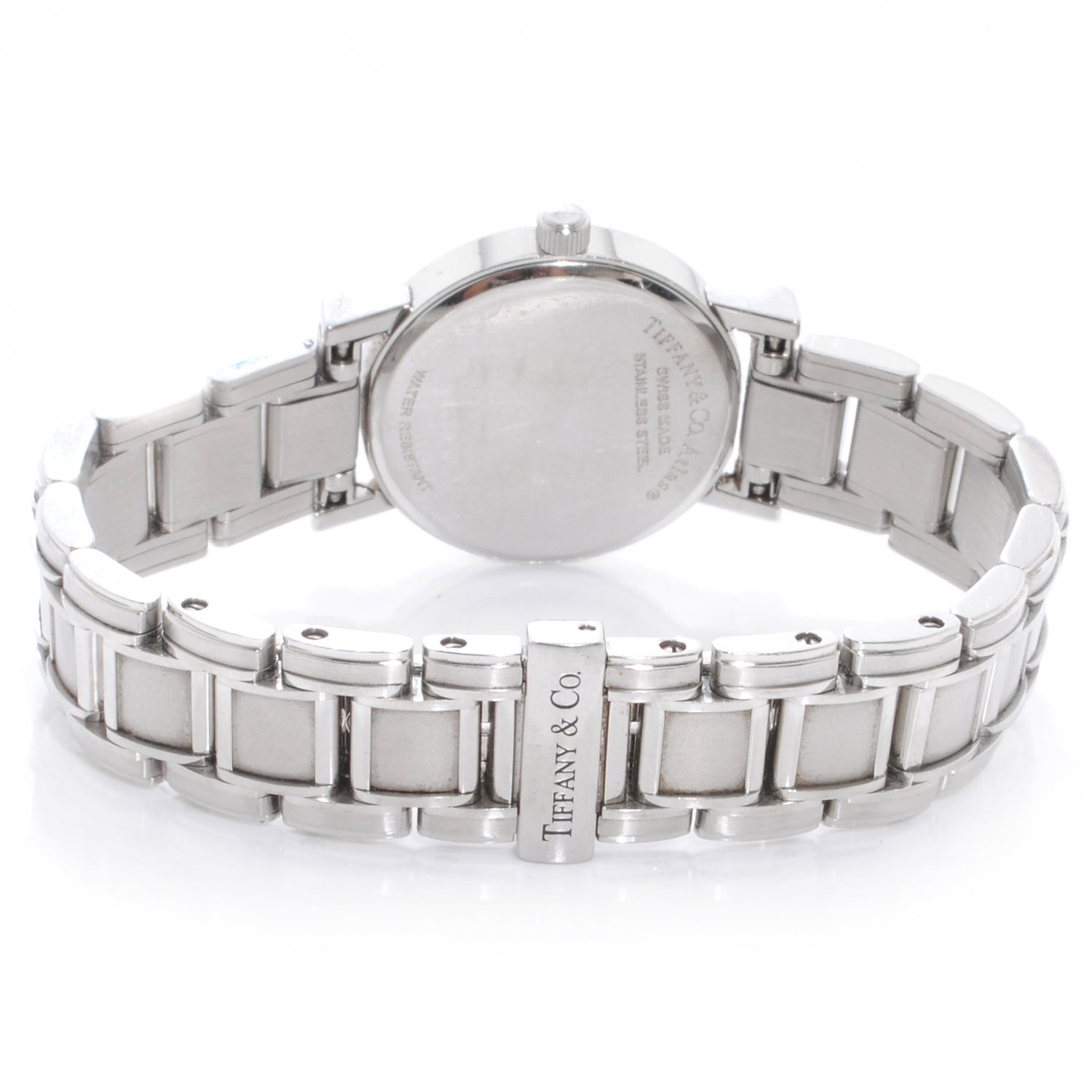 Tiffany Stainless Steel 25mm Atlas Quartz Watch Black 3 of 5