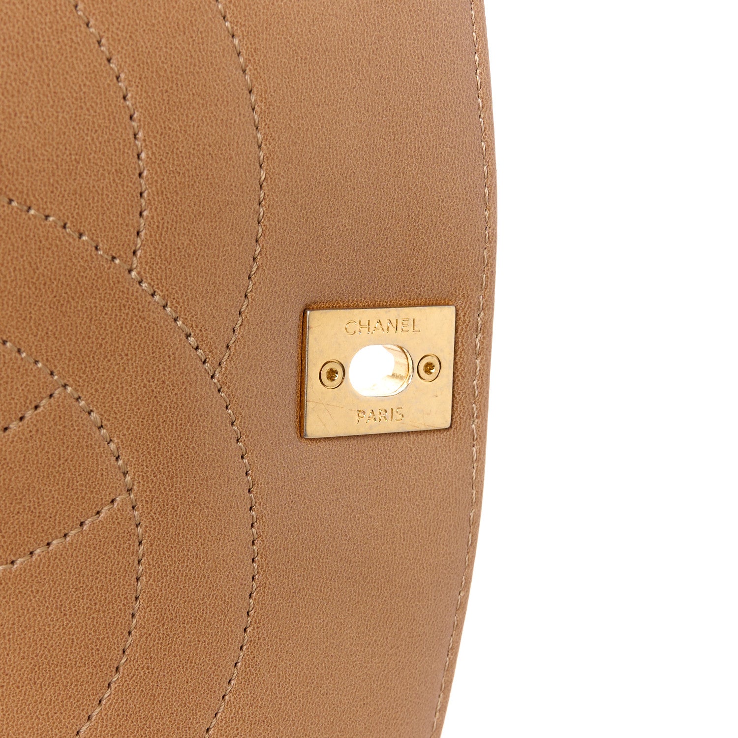 Chanel Lambskin Quilted Medium Single Flap Light Brown 13 of 16