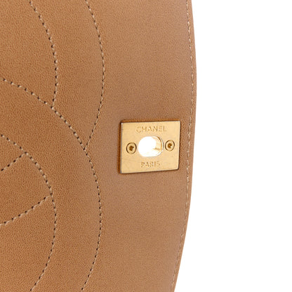 Chanel Lambskin Quilted Medium Single Flap Light Brown 13 of 16