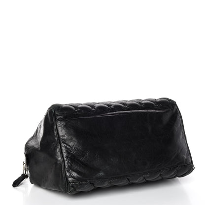 Balenciaga Chevre Quilted Matelasse MM Black 4 of 14