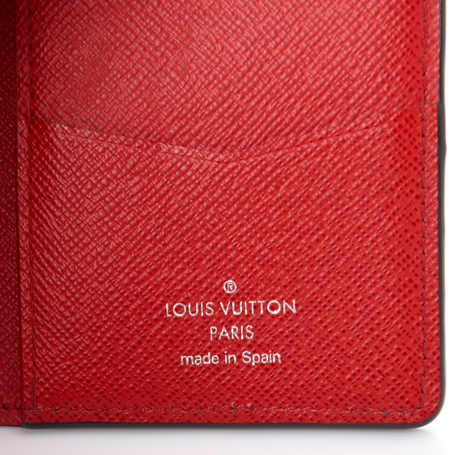 Louis Vuitton X SUPREME Epi Pocket Organizer Red 6 of 8
