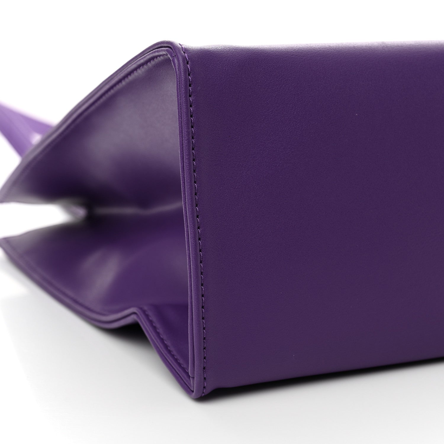 Telfar Vegan Leather Medium Shopping Bag Grape 9 of 10