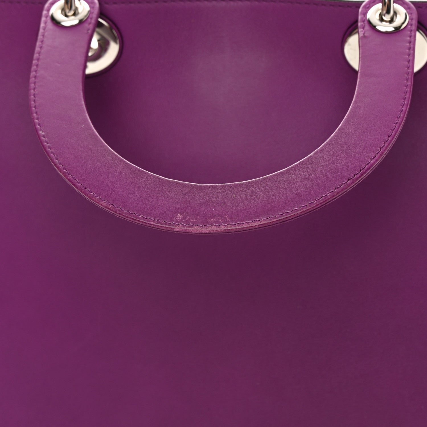 Christian Dior Smooth Calfskin Medium Diorissimo Bag Purple 15 of 24
