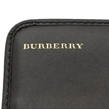 Burberry Haymarket Check Penrose Continental Wallet Brown 7 of 14