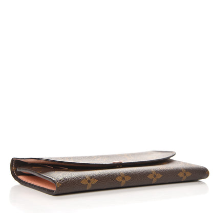 Louis Vuitton Monogram Emilie Wallet Rose Nacre 4 of 7
